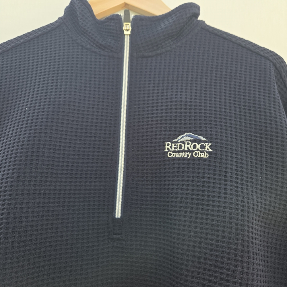 Straight Down Black Pullover With Logo - image 2